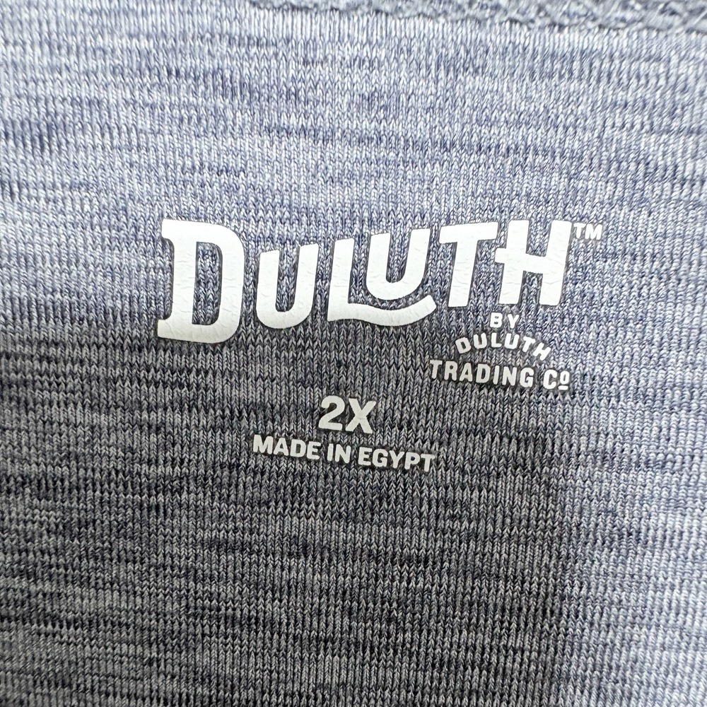 Duluth Trading TShirt Womens 2X Gray Stretch Active V Neck Short Sleeve Relaxed - Picture 8 of 9